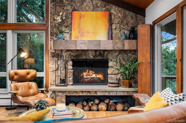 3 Twilight Dr, Wheat Ridge, CO 80215 - living room with a fireplace and wood finished floors