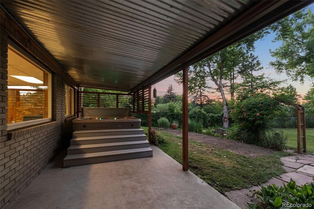 3 Twilight Dr, Wheat Ridge, CO 80215 - view of patio / terrace featuring a hot tub