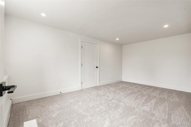 2289 Hiwan Dr, Evergreen, CO 80439 - carpeted empty room with recessed lighting and baseboards