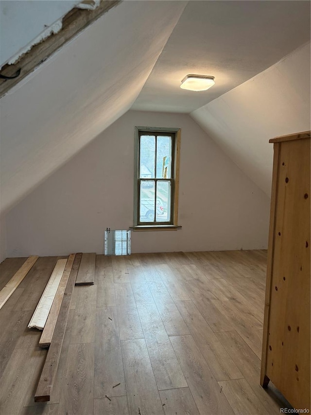 219 Colorado Blvd, Idaho Springs, CO 80452 - bonus room featuring vaulted ceiling and hardwood / wood-style floors