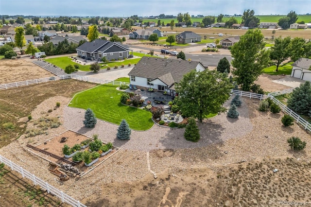 birds eye view of property featuring a residential view