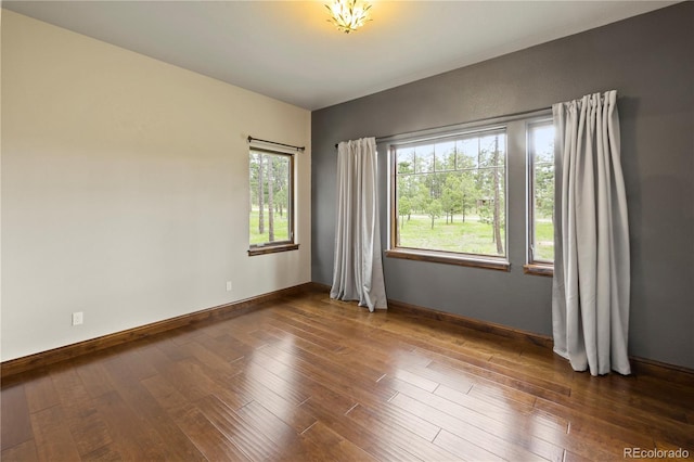 16104 Pole Pine Pt, Colorado Springs, CO 80908 - spare room with hardwood / wood-style flooring