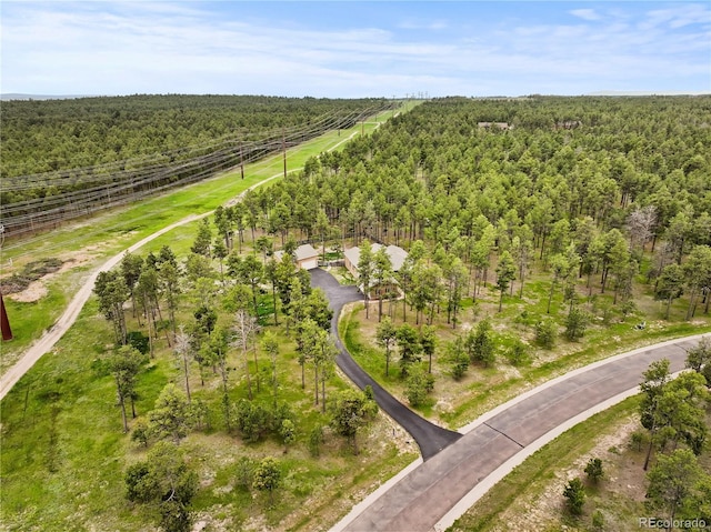 16104 Pole Pine Pt, Colorado Springs, CO 80908 - bird's eye view of a heavily wooded area
