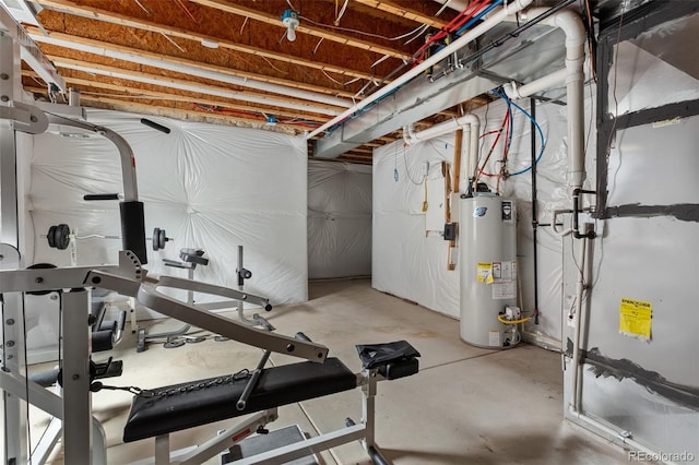 8464 E 55th Pl, Denver, CO 80238 - workout area featuring gas water heater