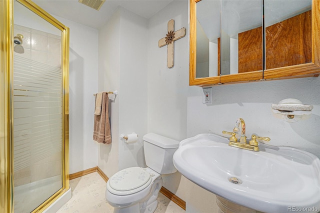 12244 Clermont Ct, Thornton, CO 80241 - bathroom featuring a sink and a stall shower
