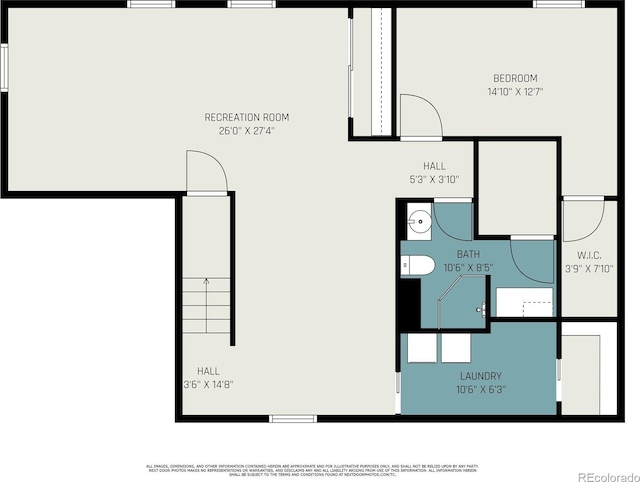 12244 Clermont Ct, Thornton, CO 80241 - view of floor plan / room layout