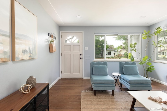 8240 Grandview Ave, Arvada, CO 80002 - entryway with wood finished floors and baseboards
