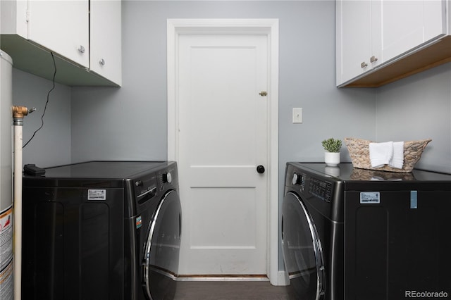 8240 Grandview Ave, Arvada, CO 80002 - laundry area featuring washing machine and dryer and cabinet space