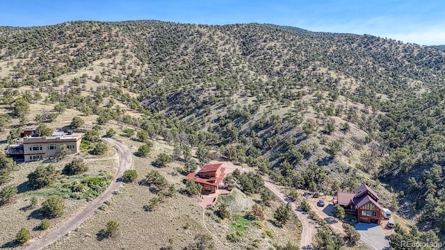10405 W Cherokee Dr, Salida, CO 81201 - view from above of property with a mountainous background