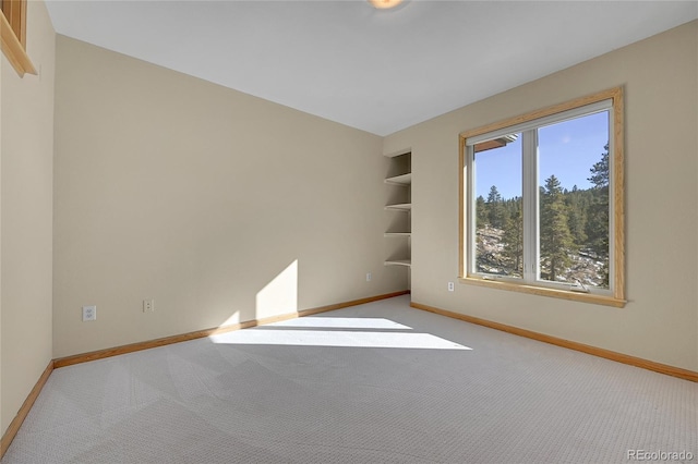 54 Doe Trl, Nederland, CO 80466 - carpeted spare room with baseboards and built in features