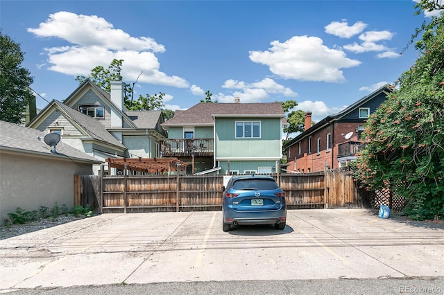 view of front of home