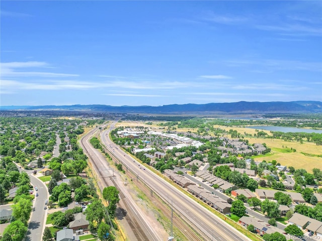 7055 S Costilla St, Littleton, CO 80120 - bird's eye view of a highway and a water and mountain view