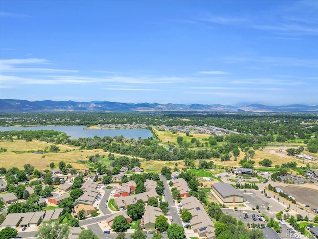 7055 S Costilla St, Littleton, CO 80120 - drone / aerial view of a water and mountain view