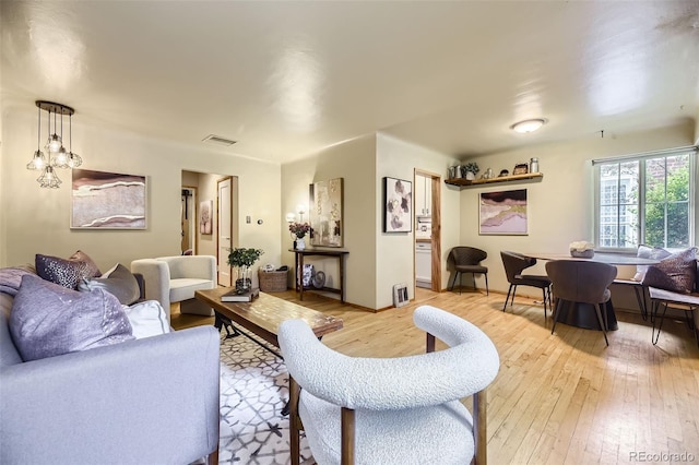 1292 Kearney St, Denver, CO 80220 - living room with light wood-type flooring