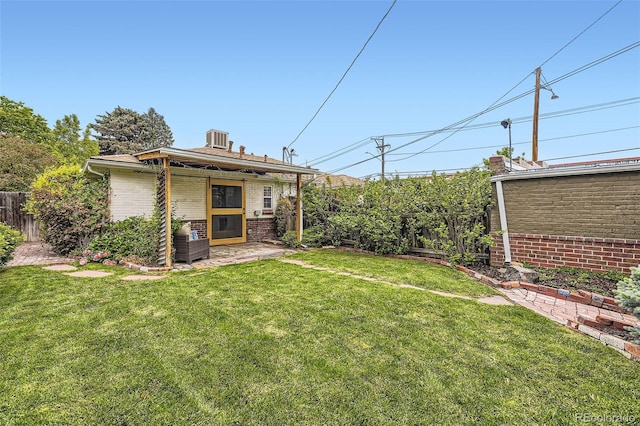 1292 Kearney St, Denver, CO 80220 - view of yard with central AC