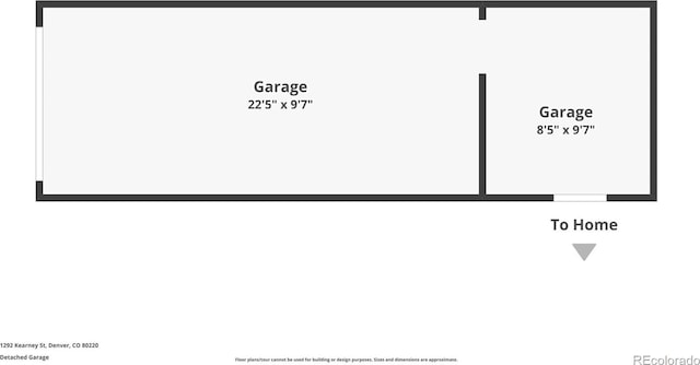 1292 Kearney St, Denver, CO 80220 - floor plan / room layout