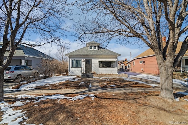 view of bungalow