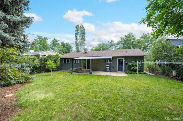 3545 Cloverleaf Dr, Boulder, CO 80304 - rear view of property with a patio area and board and batten siding