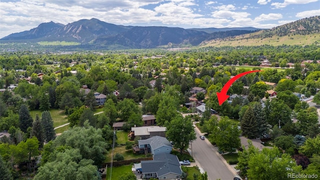3545 Cloverleaf Dr, Boulder, CO 80304 - drone / aerial view of mountains