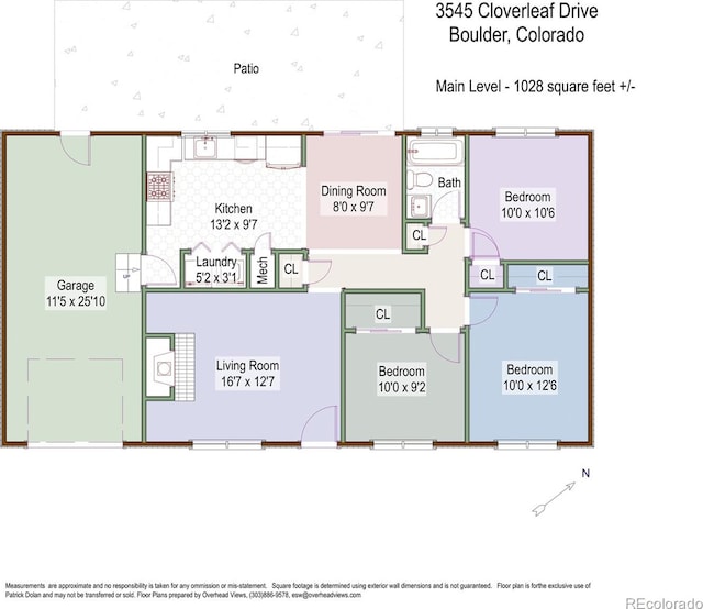 3545 Cloverleaf Dr, Boulder, CO 80304 - view of room layout