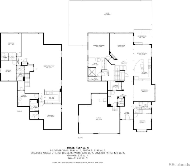 13190 Stone Peaks Way, Peyton, CO 80831 - view of home floor plan