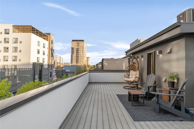 1333 Elati St Unit 1, Denver, CO 80204 - deck featuring a city view
