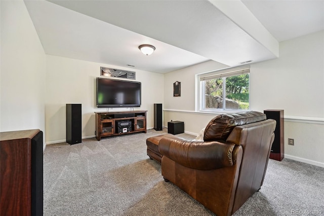 5465 Broadmoor Bliff Dr, Colorado Springs, CO 80904 - carpeted living area with baseboards