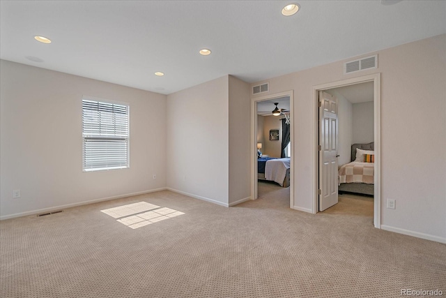 21392 E Stroll Ave, Parker, CO 80138 - unfurnished bedroom with light carpet and recessed lighting