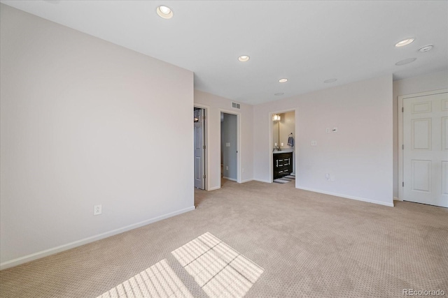 21392 E Stroll Ave, Parker, CO 80138 - empty room with light carpet and recessed lighting