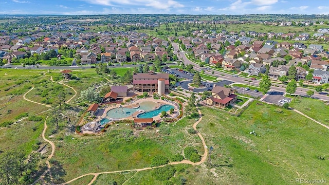 21392 E Stroll Ave, Parker, CO 80138 - aerial overview of property's location with nearby suburban area