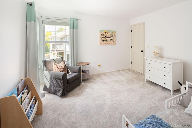 2345 Spotswood Pl, Boulder, CO 80304 - living area featuring light colored carpet and baseboards