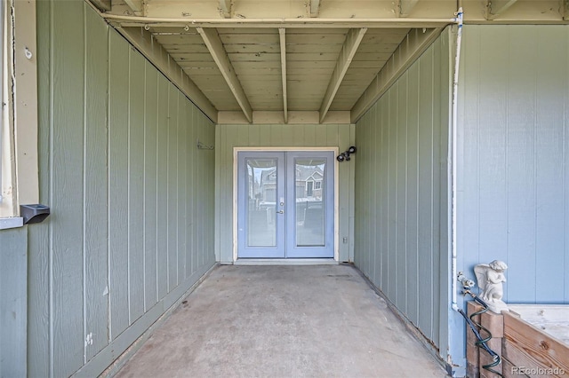 view of exterior entry
