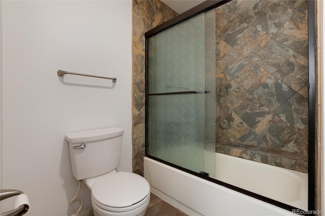 8543 Redstone St, Highlands Ranch, CO 80126 - full bath featuring toilet and bath / shower combo with glass door