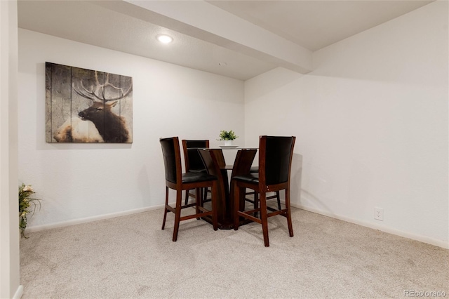 8543 Redstone St, Highlands Ranch, CO 80126 - dining area with carpet flooring and recessed lighting