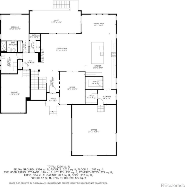 8172 S Langdale Way, Aurora, CO 80016 - view of property floor plan