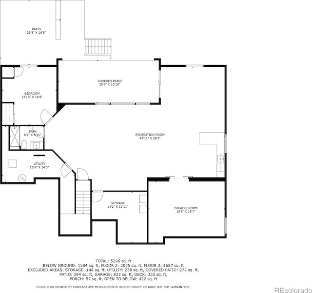 8172 S Langdale Way, Aurora, CO 80016 - view of floor plan / room layout