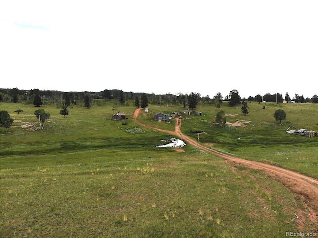 view of playground featuring a rural view