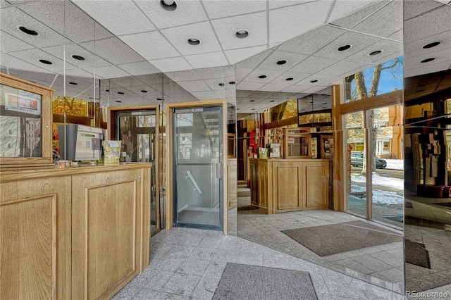 view of reception area