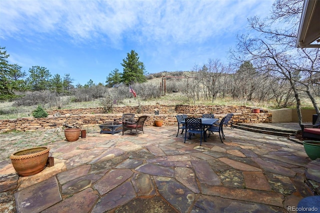 8320 Red Spring Valley Rd, Colorado Springs, CO 80919 - view of patio with outdoor dining area