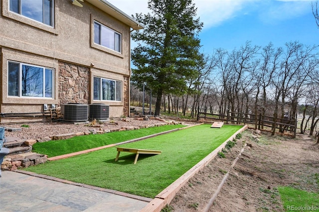 8320 Red Spring Valley Rd, Colorado Springs, CO 80919 - view of yard with central AC unit