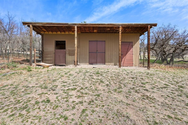 8320 Red Spring Valley Rd, Colorado Springs, CO 80919 - view of outbuilding featuring an outbuilding