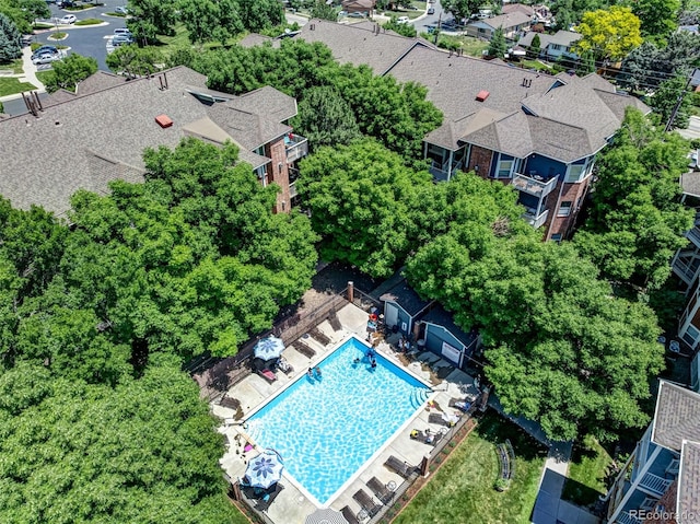 2428 W 82nd Pl Unit 1D, Westminster, CO 80031 - aerial view of a pool area