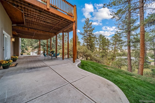 view of patio / terrace