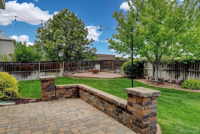 8286 W 108th Pl, Westminster, CO 80021 - fenced backyard with a patio area