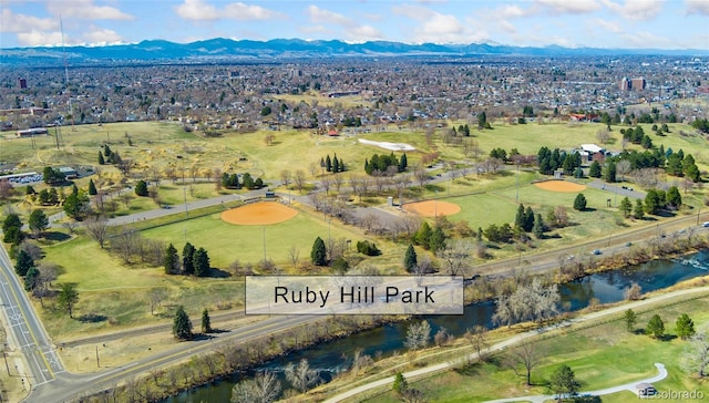 2019 S Fox St, Denver, CO 80223 - bird's eye view of a water and mountain view