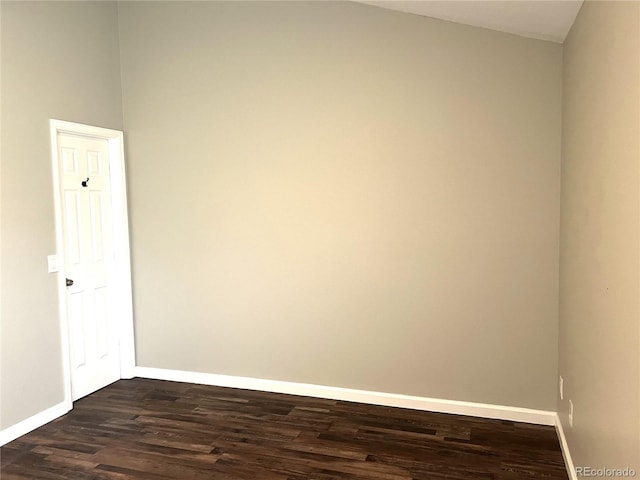 1470 S Quebec Way Unit 275, Denver, CO 80231 - unfurnished room featuring dark wood-style flooring and baseboards