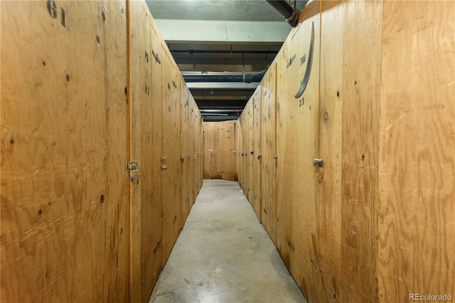 view of storage room