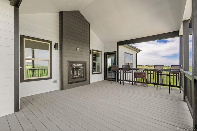 view of deck
