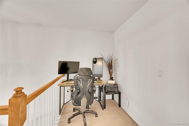 2631 S Flanders Ct, Aurora, CO 80013 - office featuring light colored carpet and baseboards