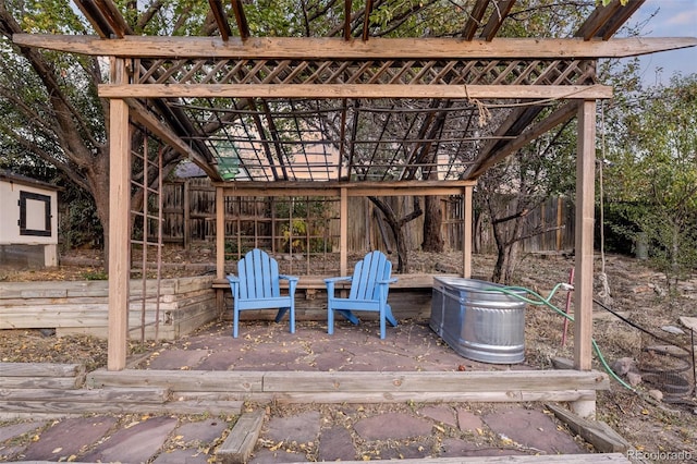 view of patio